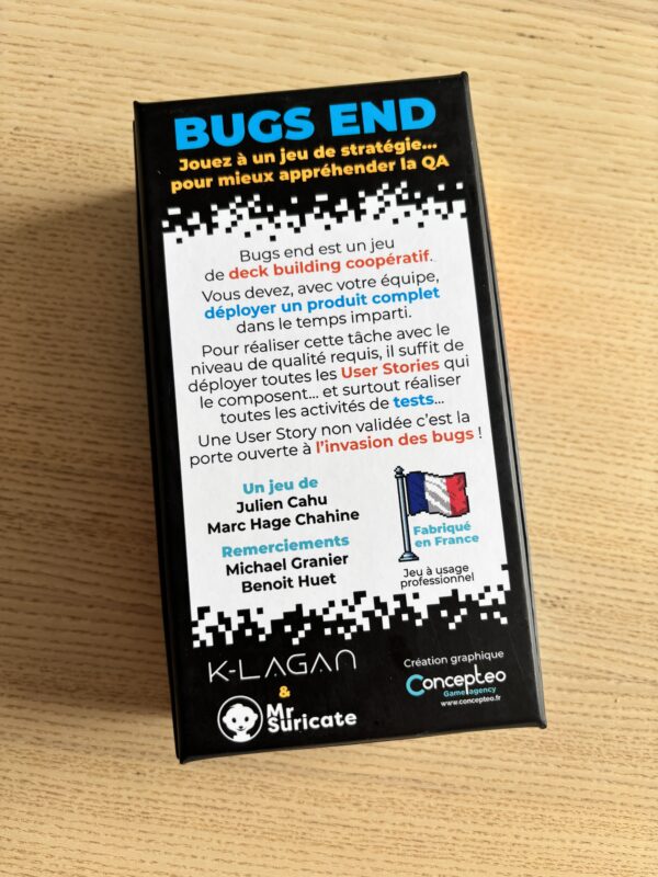 Bugs end - dos de boite